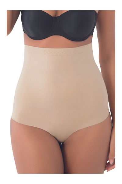 SOFT Pa Clothing Laser Cut High Waist Slip Corset No Trace Two Sizes Shrink Non-Slip Silicone Texture