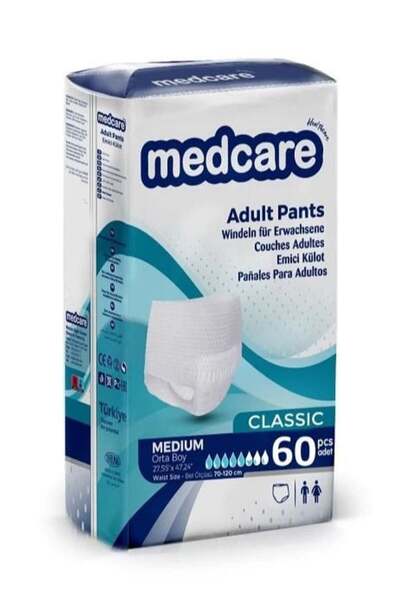 MEDCARE Emici Külot 60 Adet Medium