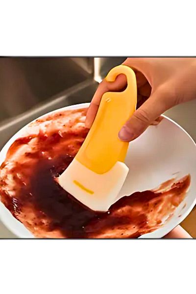 Vekorr Practical Oil Stain Scraper Mini Spatula with Hanging Handle
