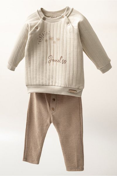 bombe Baby Girl Boy Bottom Top Double Set Natural