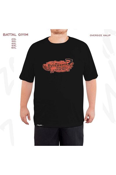 ZOKAWEAR Tyler Durden V6 Printed - Μαύρο T-Shirt με μεγάλη εφαρμογή