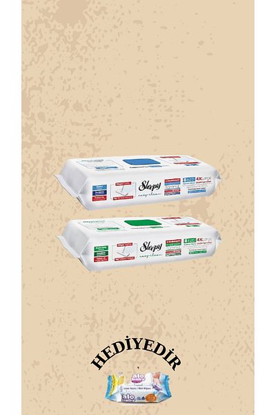 Sleepy Easy Clean White Soap Added Mop Compatible Floor Cleaning Towel 200 Sheets