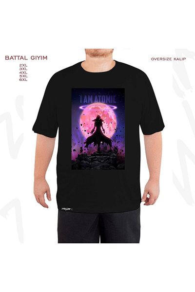 ZOKAWEAR Oversize The Eminence In Shadow 2 Printed Battal (Bol) Mold Μαύρο T-Shirt