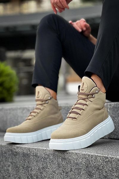 Shine Leather Ботуши Knack с висока подметка - модел 104 от норка