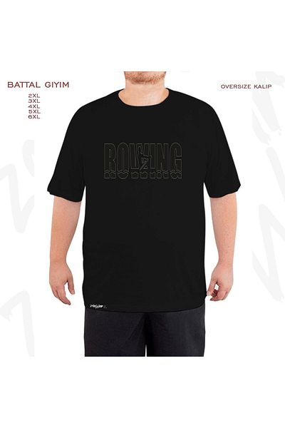 ZOKAWEAR Μαύρο μπλουζάκι Oversize Public Enemy Printed Battal (Bol) Mold