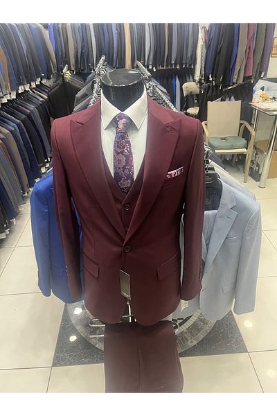 ENRICO MASAROTTI SLIMFIT VEST SUIT DRESS