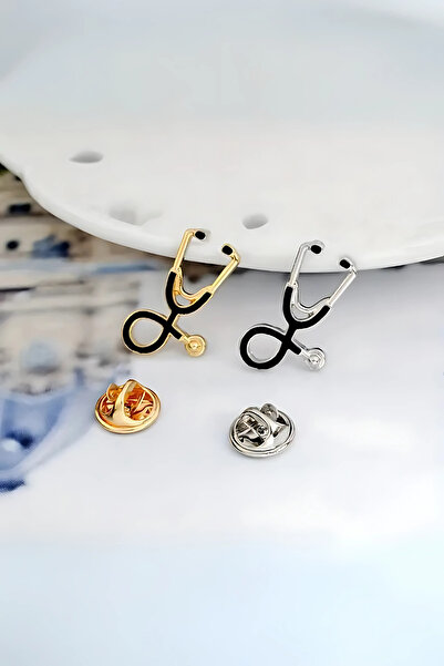 excarpin Doctor Asistentă Lucrător în Sănătate Stetoscop Metal Rever Insigna ...