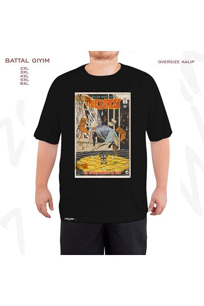 ZOKAWEAR Υπερμεγέθη αφίσα The Exorcist Fan Art Printed Battal (Bol) Mold Μαύρο T-Shirt