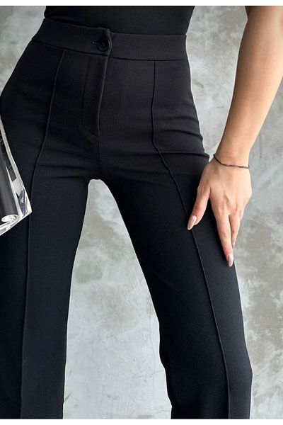 kiraz butik Spanish Leg Palazzo Pantalon with High Waist Recovery