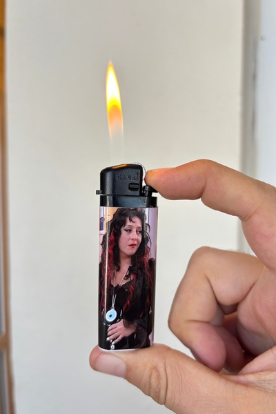 Namgo Şahika Nazar Kaplamalı Gazlı Çakmak Avrupa Yakası