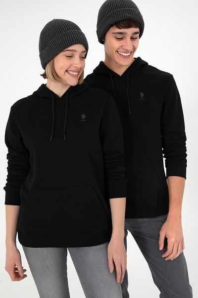 U.S. Polo Assn. Men's Black Basic Sweatshirt 50295167 -Vr046