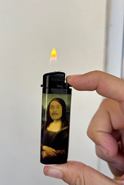 Namgo Burhan Altıntop Mona Lisa Kaplamalı Gazlı Çakmak Avrupa Yakası