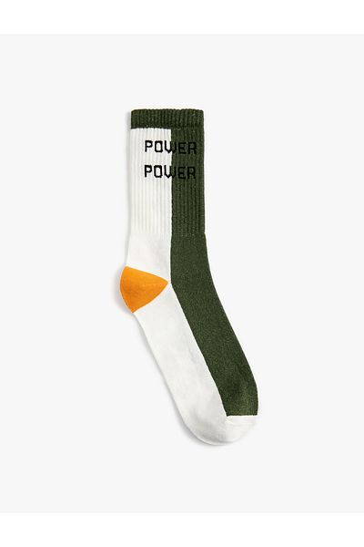 Koton Basic Socket Socks Color Blocked