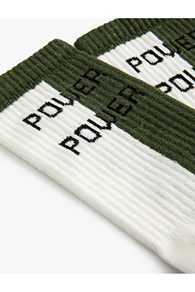 Koton Basic Socket Socks Color Blocked