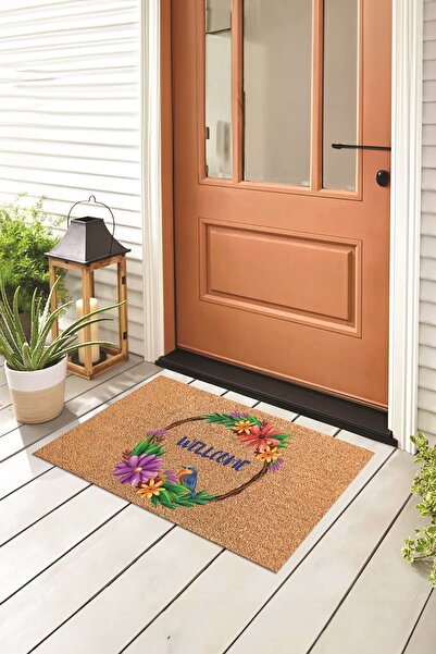 Viyana Home Digital Printed Non-Slip Base Washable Welcome Written Doormat (40X60Cm)
