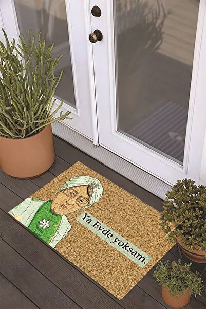Viyana Home Digital Printed Non-Slip Base Washable Colorful Humorous Doormat (40X60Cm)