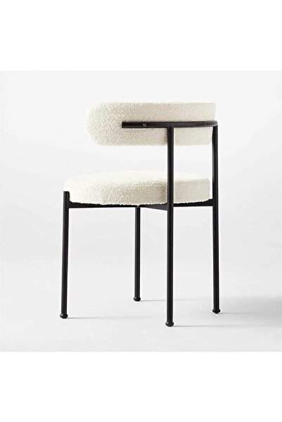 Kaktüs Avm 6'lı Teddy Sandalye Mutfak Sandalyesi Salon Sandalyesi Cafe Restaurant Sandalyesi( Tek Renk Beyaz )