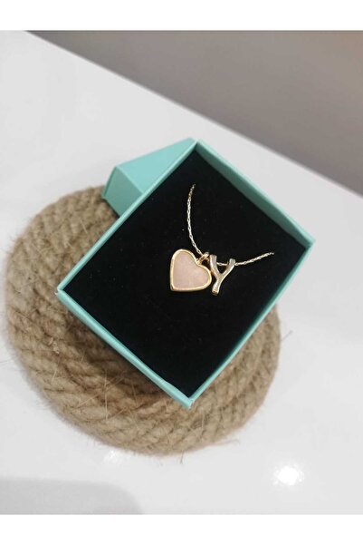 Judas Takı قلادة على شكل قلب باللون البيج، قلادة على شكل حرف الرأس