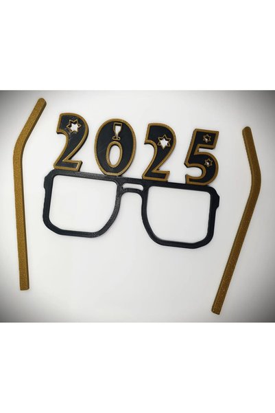 WELLCUT Celebration Goggles 2025 – Party and New Year's Themed Fun Accessory