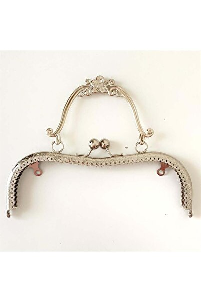 yumakça Çanta ve Cüzdan Klipsi Saplı Gümüş Renk 20 Cm