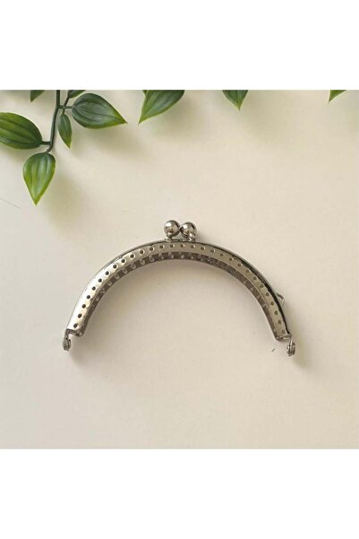yumakça Çanta ve Cüzdan Klipsi Gümüş Renk Oval Model 10,5 Cm