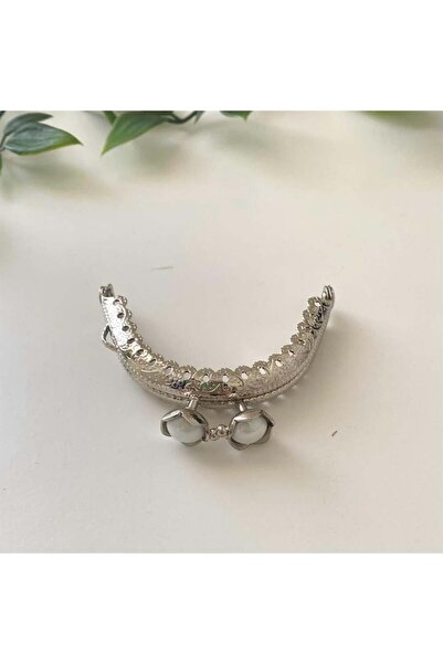 yumakça Çanta ve Cüzdan Klipsi İnci Boncuklu 6,5 Cm