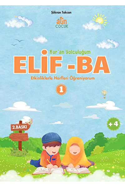 Adn Çocuk Kur'an Yolculuğum Çocuklar Için Etkinlikli Elif Ba Seti 2 Kitap