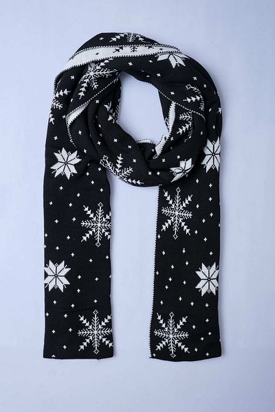 Sebir Moda Christmas Themed Knitwear Scarf