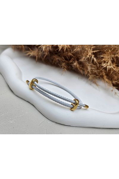 AURA Men's Bracelet - Steel Gold Apparatus