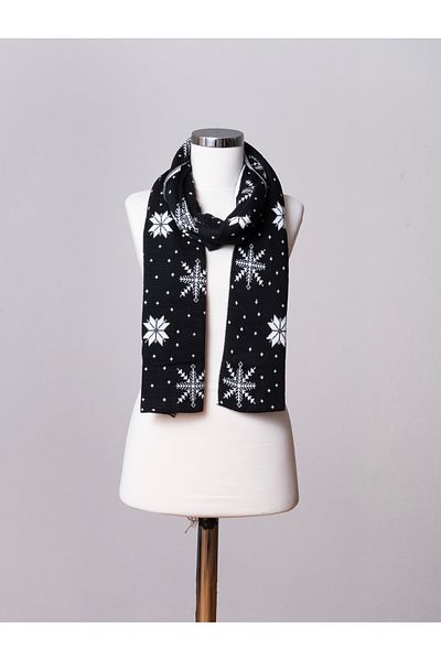Sebir Moda Christmas Themed Knitwear Scarf