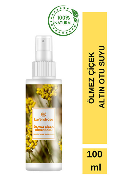 Lavendrose Ölmez Çiçek Altın Otu Suyu %100 Saf ve Doğal Yaşlanma Karşıtı Cilt...