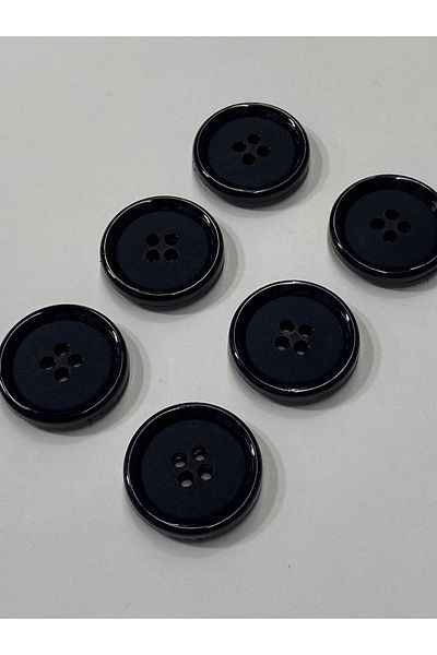 karantuhafiye Coat Coat Button Italian Button Set of 6 Navy Blue 3 cm (M8926)