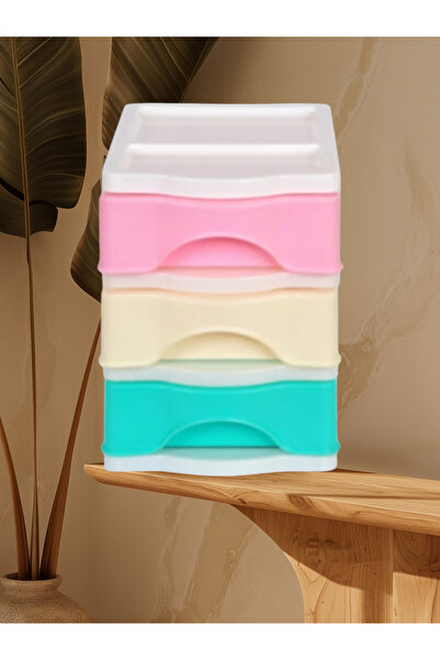 NEBİL HOME Organizer Çekmeceli 3 Lü