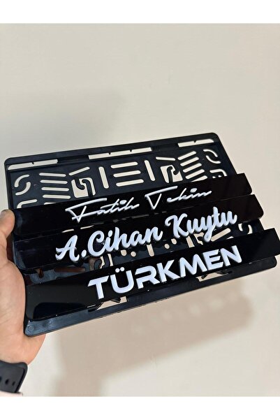 EFELER PLASTİK Kişiye Özel Motor Plakalık Kabartmalı Pleksi Lüx