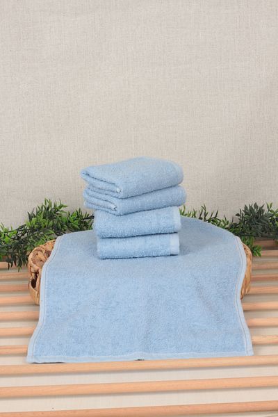 DC Teks Prosop de bucătărie și uscare 100% bumbac de culoare albastră 40 x 60 cm (6 bucăți)