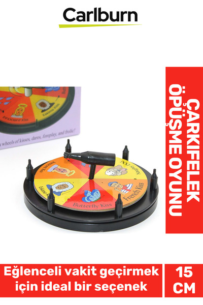 Carlburn Özel Üretim 1.Derece Sert Plastikden Üretilen 15 Cm Öpüşme Çarkıfele...