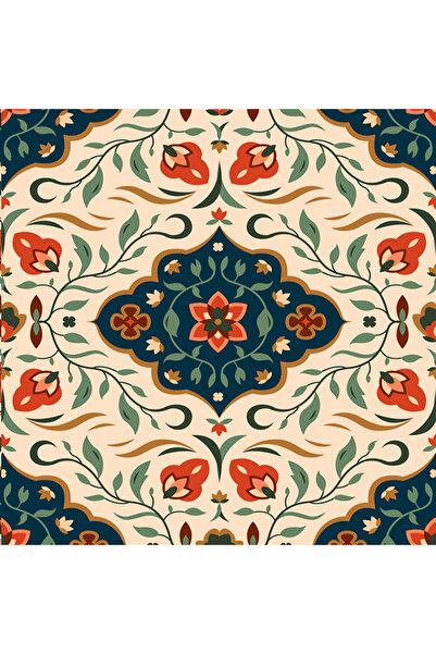 TELLGRAF Çini Desenli Fayans Ve Karo Stickerı (10x10 Cm)