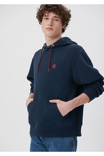 Mavi Φούτερ με λογότυπο με κουκούλα Navy Blue 065809-29743