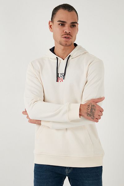 U.S. Polo Assn. U.S. Polo Men's Sweat - Hooded Neck, Cotton Blend, Regular Fit Sweatshirt G081Gl 0821943515