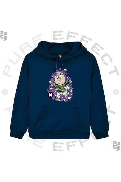 PURE EFFECT Hanorac pentru copii Toy Story UNISEX - Imprimat în față, multicolor, hanorac cu 3 fire