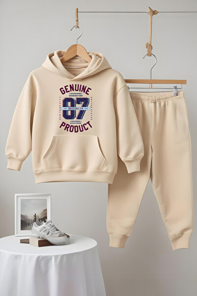 MYADA Premium Pamučni džersej 3 niti New York B Štampano trenerka set 22510