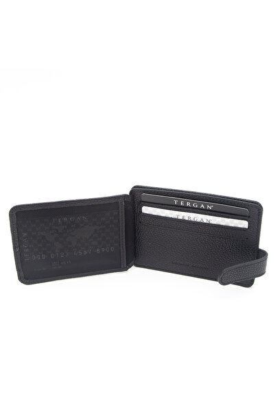 Tergan Unisex Leather Credit Card Holder - 01533U9G