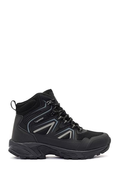 Derimod Dry Men's Black Lace up Waterproof Boots 24Wfd 693514