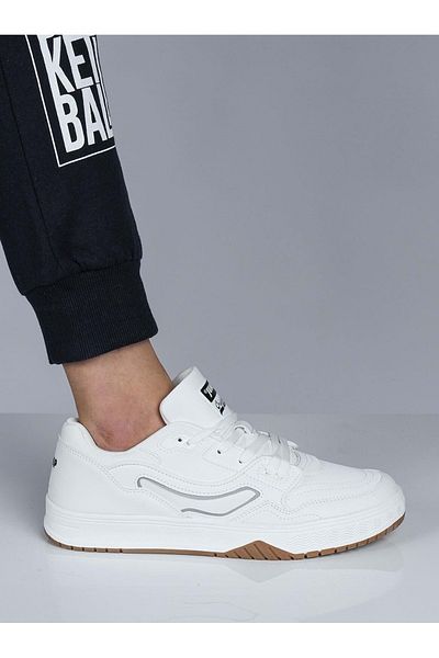 Kocamanlar Ayakkabı Jump 28520 Orthopedic Ανδρικό Sneaker - ΛΕΥΚΟ