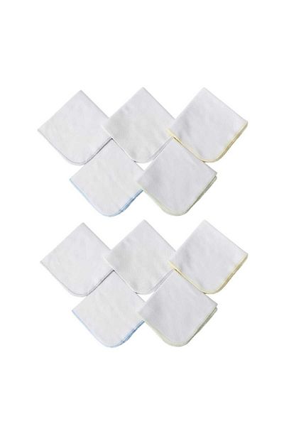 Baby Lorien BABY BOY 10 PIECES 100% COTTON HANDKERCHIEF 20X20 CM