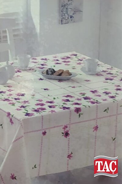 Rahşan Home RH Yuvarlak Masa Örtüsü Çiçek Desenli Çap 150 Cm Yuvarlak Mutfak ...