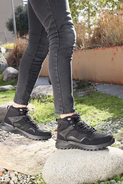 Kids Club Shoes Jump 28655 - Ορθοπεδικές Ανδρικές Μπότες, Αντιολισθητική Σόλα, ΜΑΥΡΟ