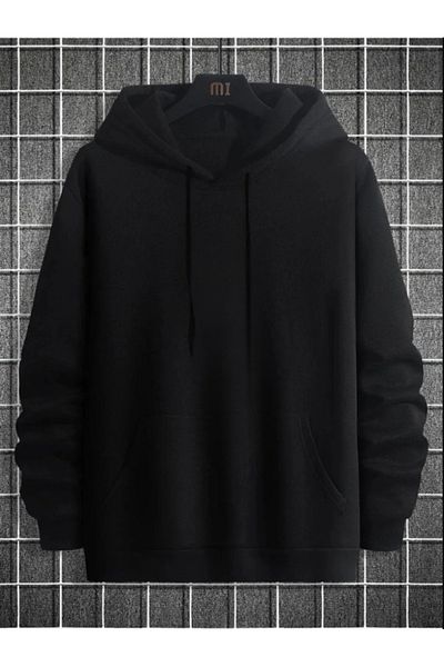 Duples 3 Yarn Unisex Hooded Sweatshirt 100% Cotton