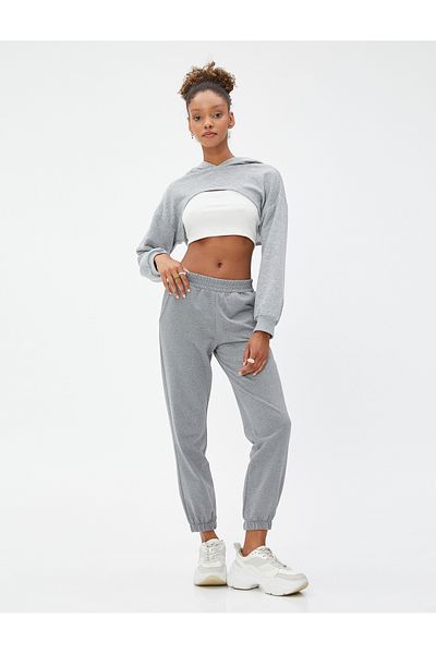 Koton Jogger Sweatpants Κανονική μέση