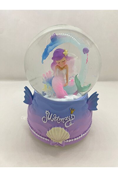 BB Store Deniz Kızı , Işıklı Müzikli Orta Boy Kar Küresi